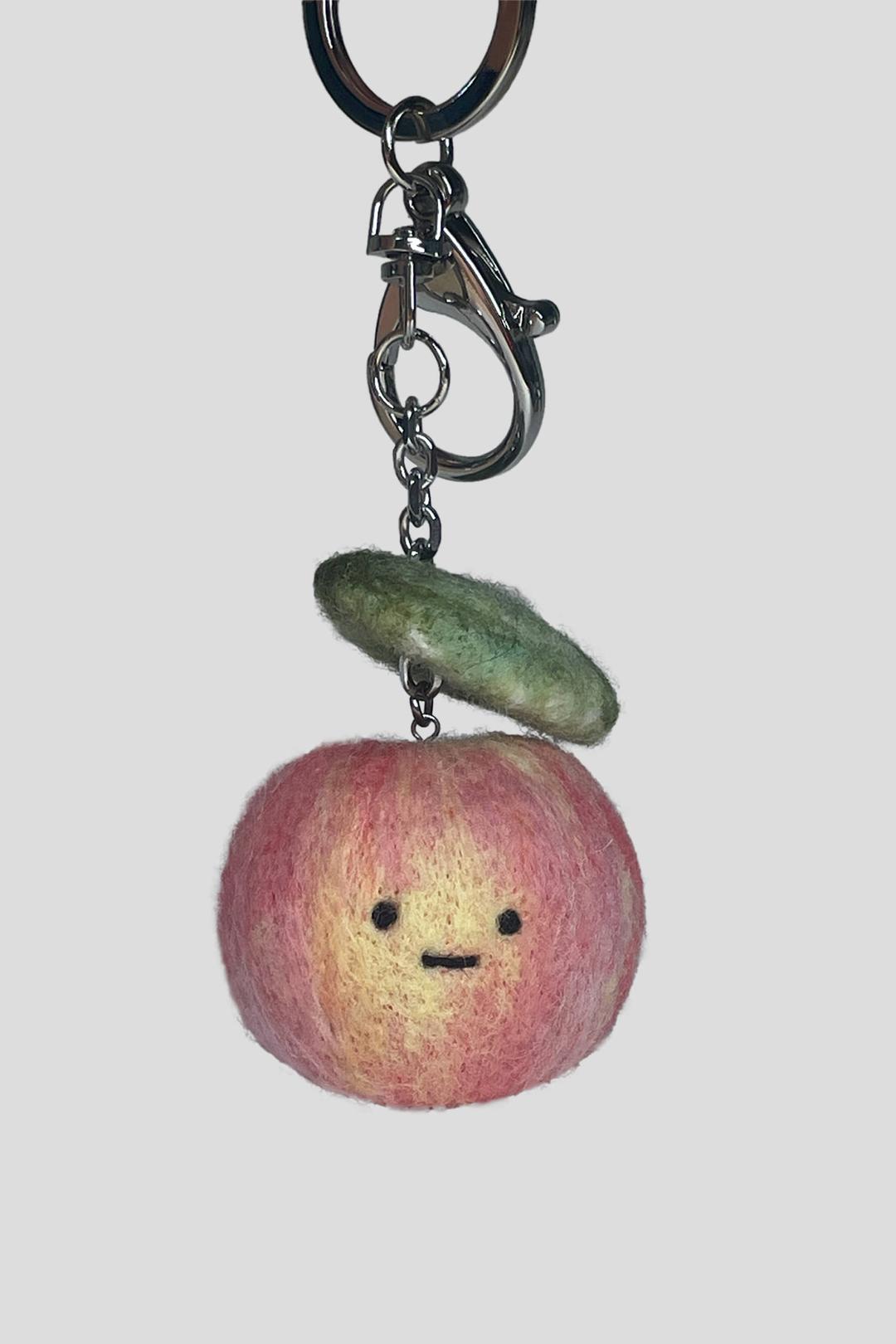 복숭이 양모키링