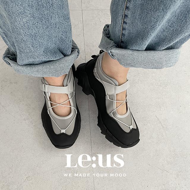 더르어스 (당일발송) [MADE]  챌린지 벨크로 스니커즈(4cm)