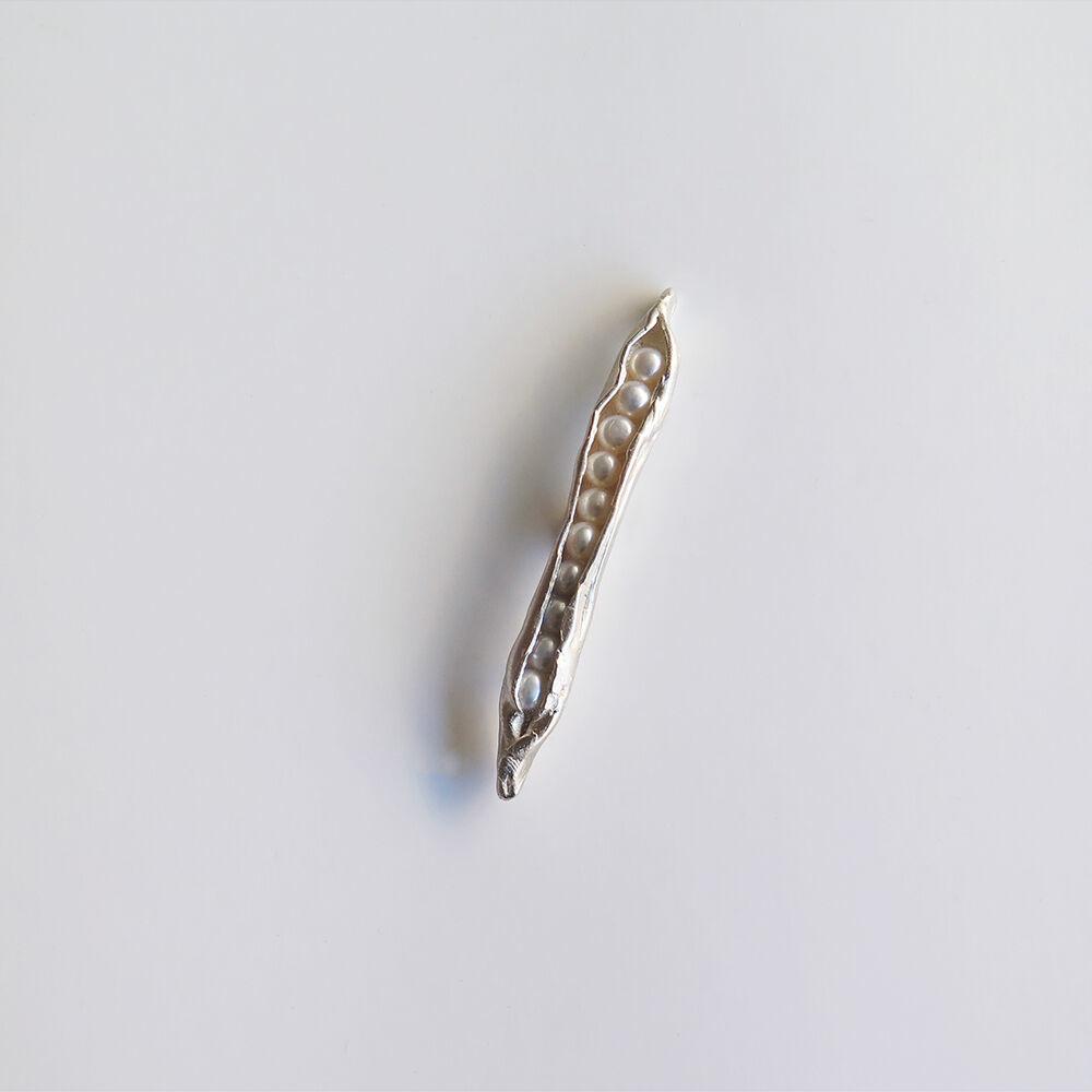 pearl silver brooch (진주 실버브로치)