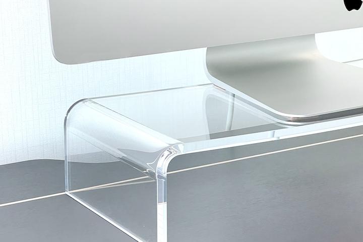 아크릴 모니터 받침대 투명 아이맥 컴퓨터 거치대 선반