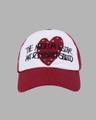 HEART PATCH STUD BALLCAP (RED)