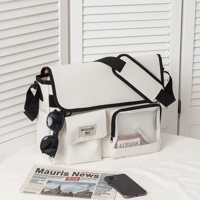 [특가/당일발송] 2color 캐주얼 고퀄 크로스 메신저백 EBA206