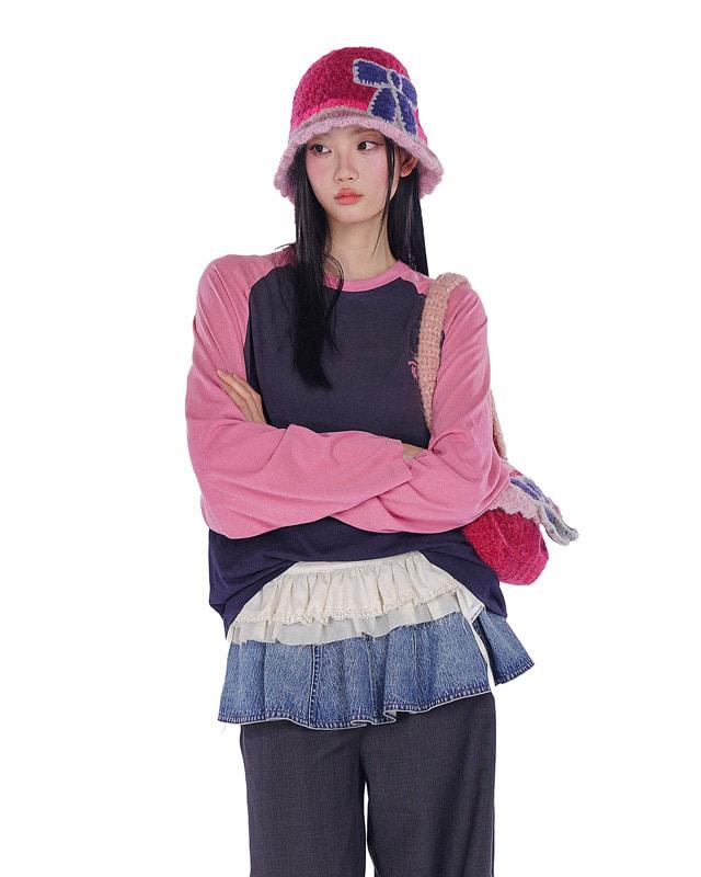 MOROMORO2 워시드 래글런 롱슬리브 (5 컬러)