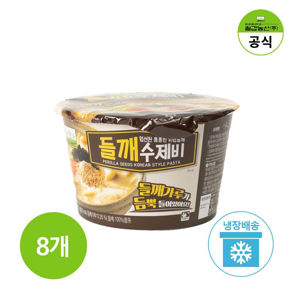 칠갑농산 들깨수제비 컵 188.5g x 8개