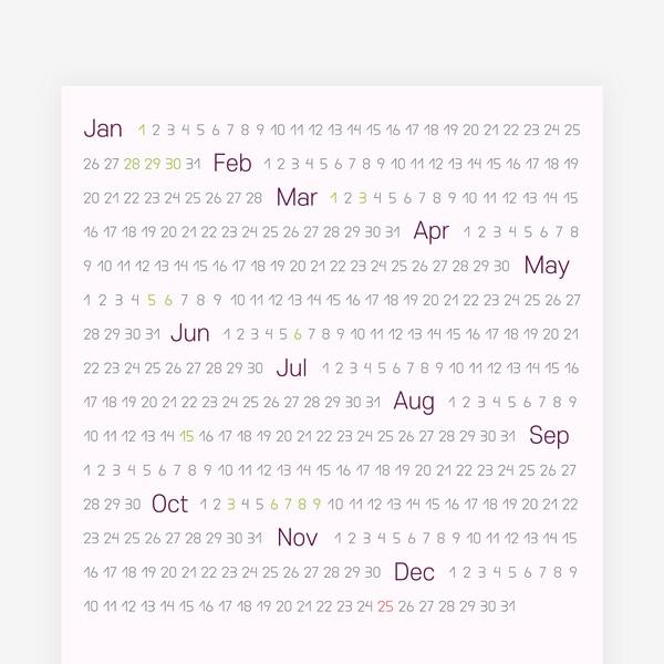 2025 Poster Calendar