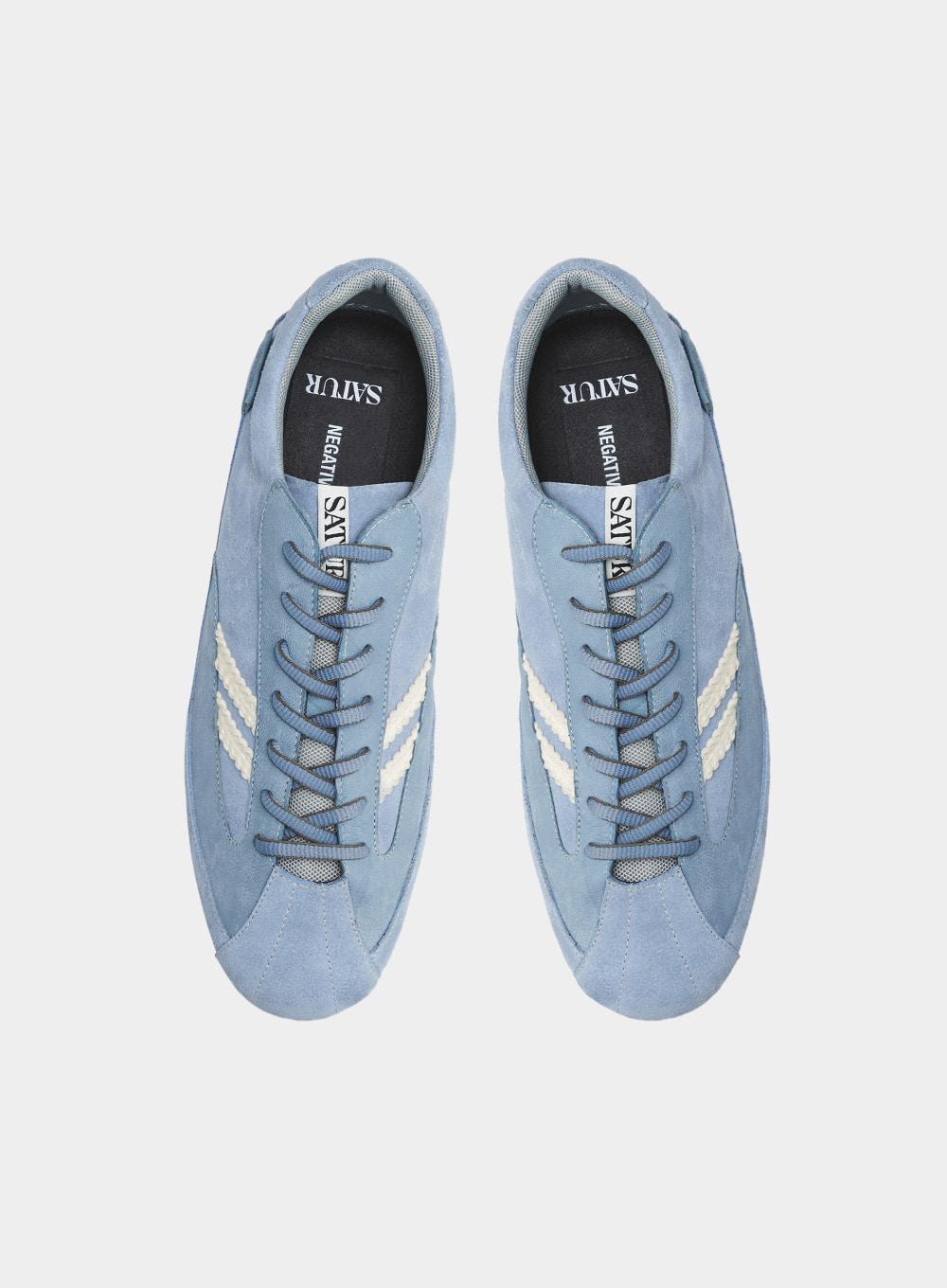 [SATUR X NEGATIVE THREE] Split Line Sneakers - Airy Blue