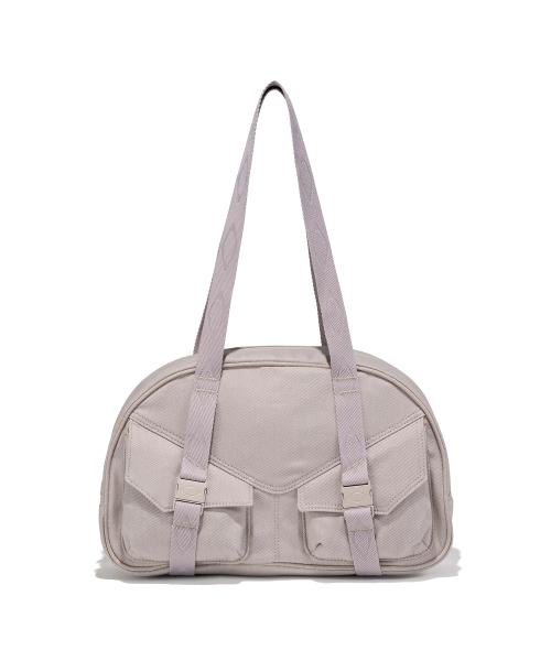 미스치프(MISCHIEF)  RHOMBUS BOWLING BAG_LIGHT PINK GREY - 사이즈 & 후기 | 무신사