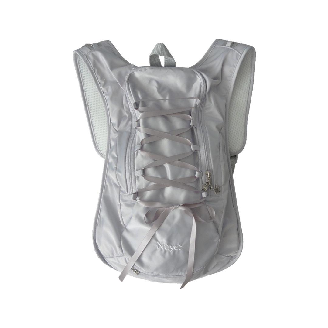 Lace up backpack _ Grey