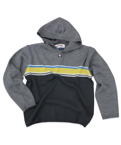 SC 글라이드 니트 후디(차콜)