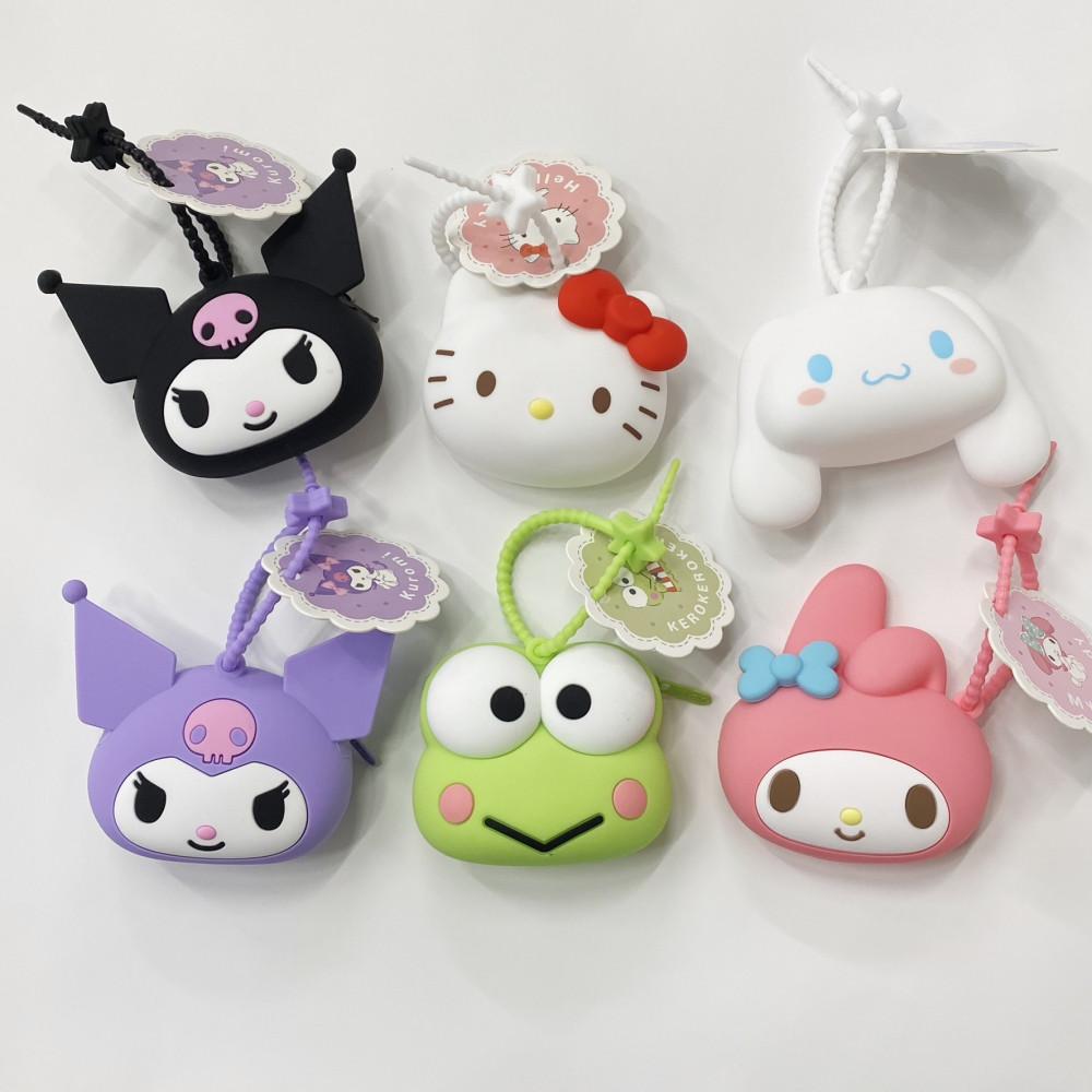 산리오 마이멜로디, 쿠로미, 시나모롤, 헬로키티, 케로피 실리콘 동전지갑 에어팟 케이스