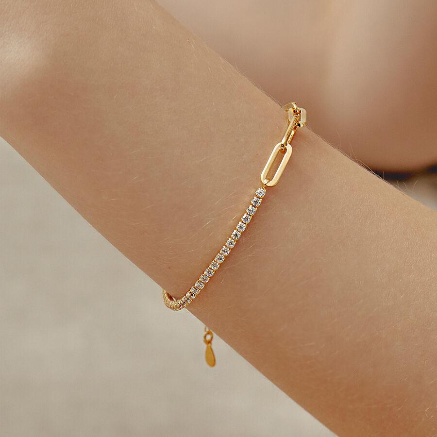 [선미, 세븐틴 디노, 오마이걸 유아, 초아 착용] half-chain tennis bracelet