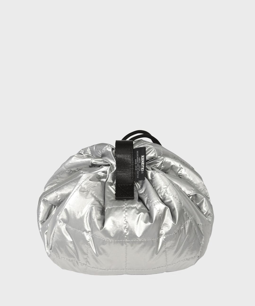 DUMPLING QUILTING STORAGE CROSS BAG (SILVER)