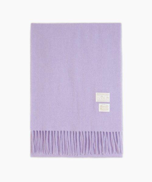 PREMIUM PURE WOOL 100 MUFFLER [ LILAC ] - 프리미엄 울 100 머플러 (M001LL)