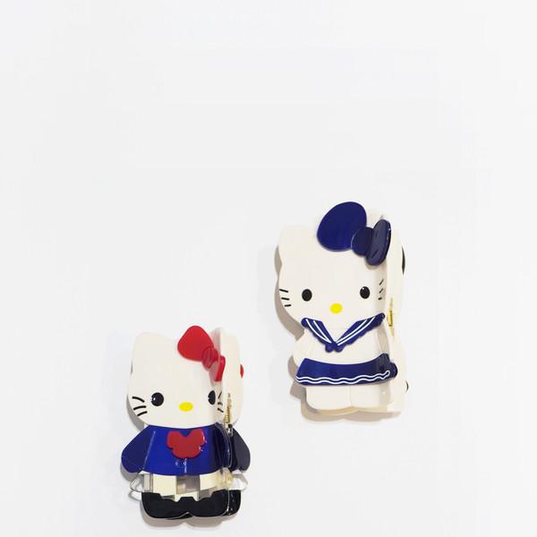 School Uniform Kitty Hair Pin (L) - 2 Color