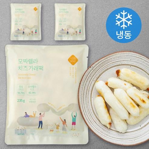 낭만부부 모짜렐라 치즈 가래떡 (냉동), 235g, 3팩 - 아이스크림/디저트 | 쿠팡