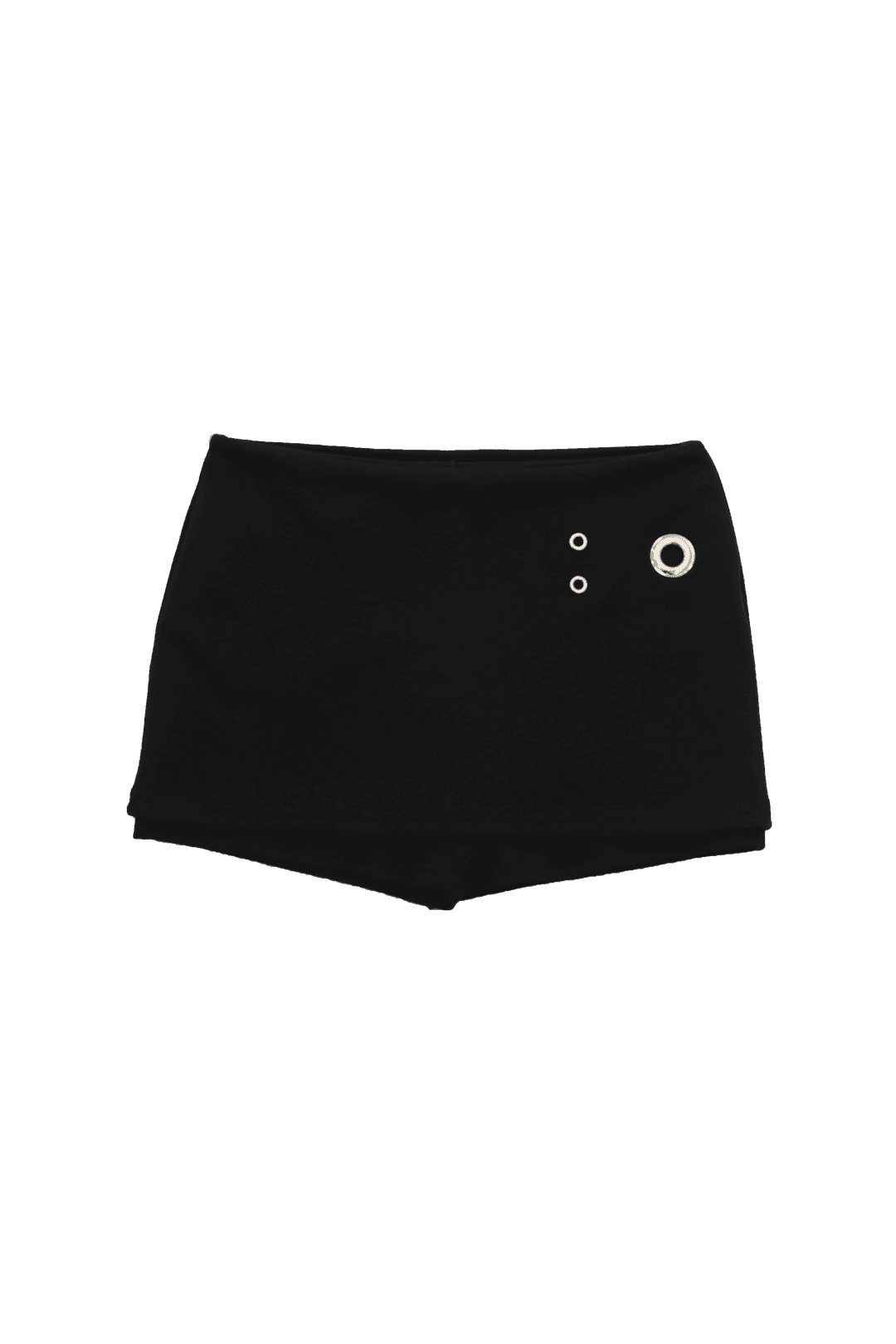 [Gerbera] Eyelet mini pantskirt (Black)