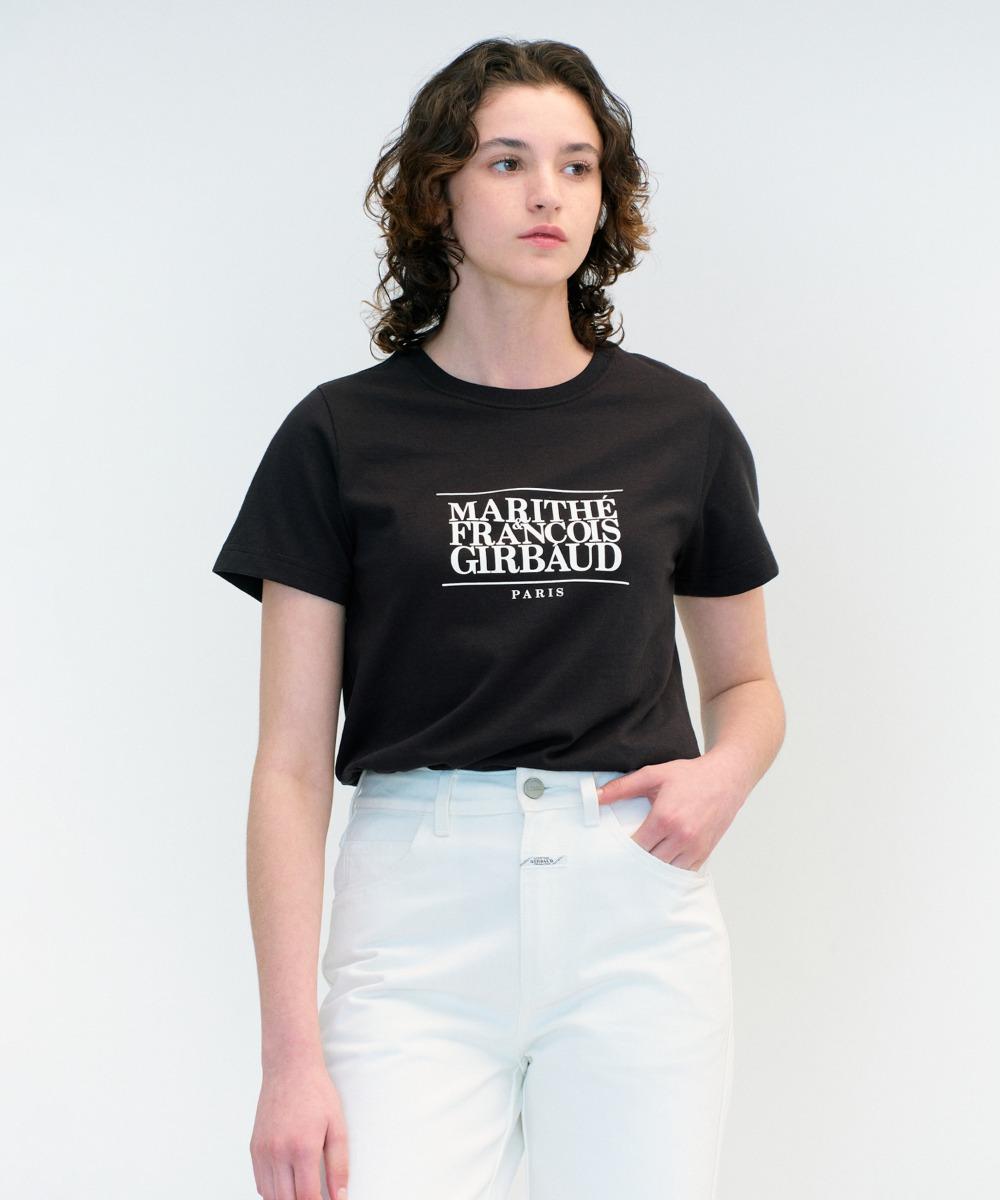 W CLASSIC LOGO TEE black