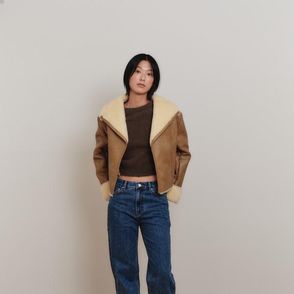 SHEARLING SHORT JACKET