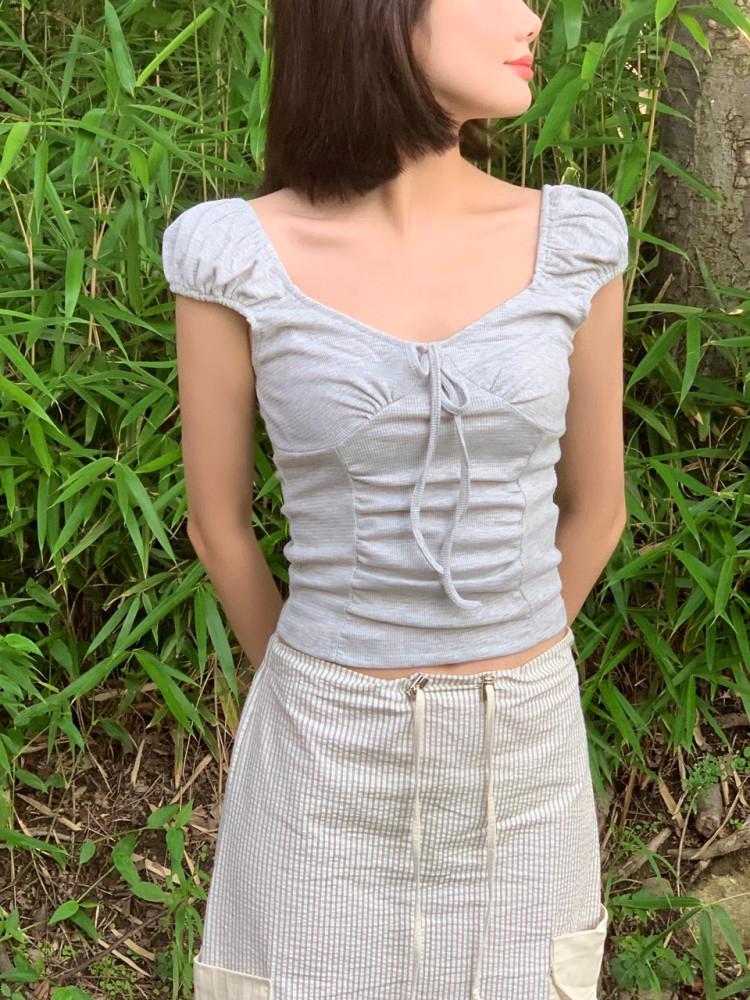 waffle shirring t : ANYWAYSUMMER