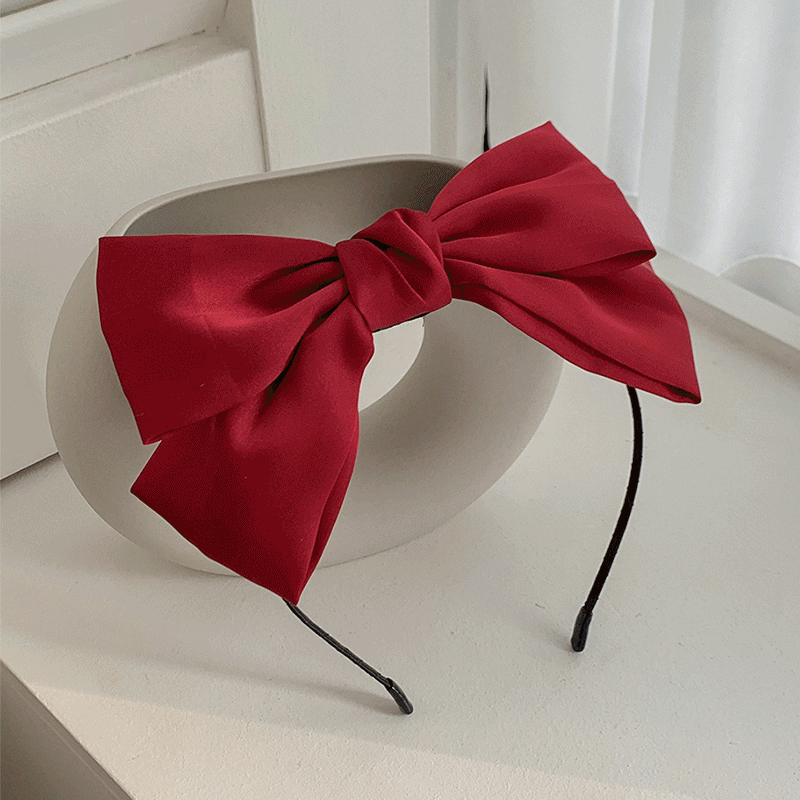 피앙새 리본 머리띠 헤어밴드(4color)