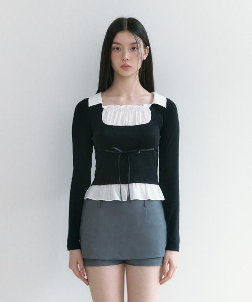 클레어 탑 (블랙)