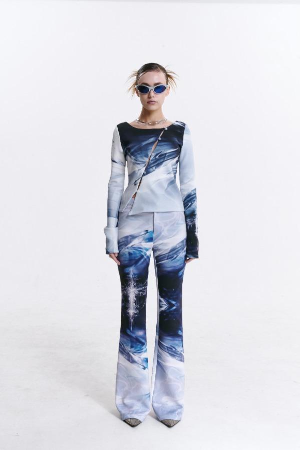 Cross charming bootscut pants