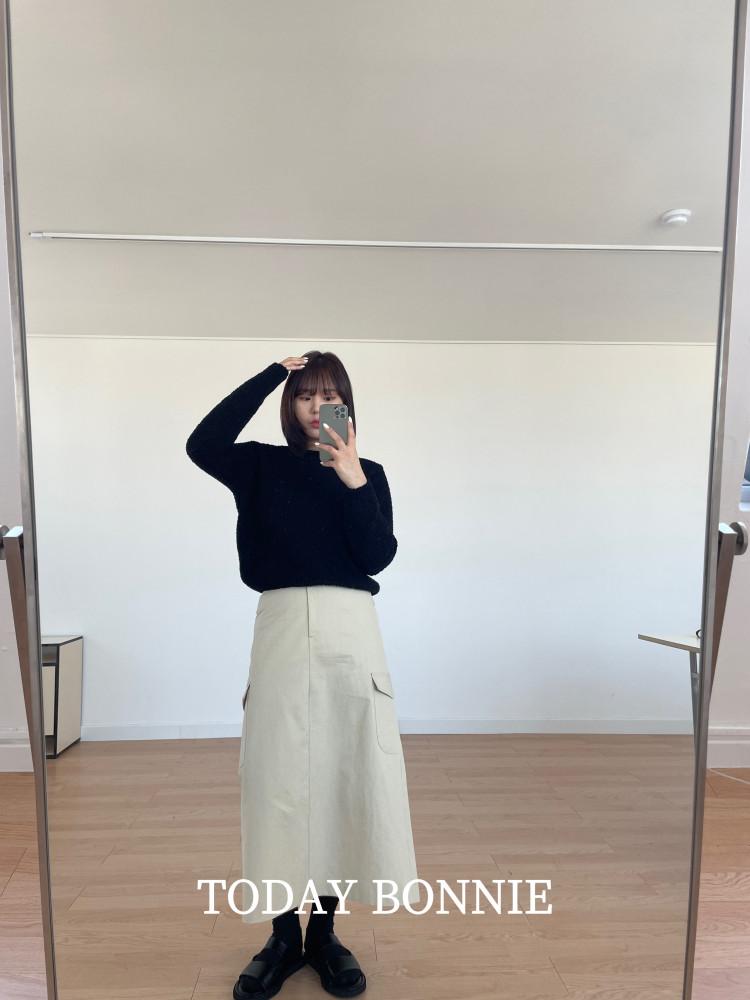 (자체제작)딱 좋은 기장 롱 스커트