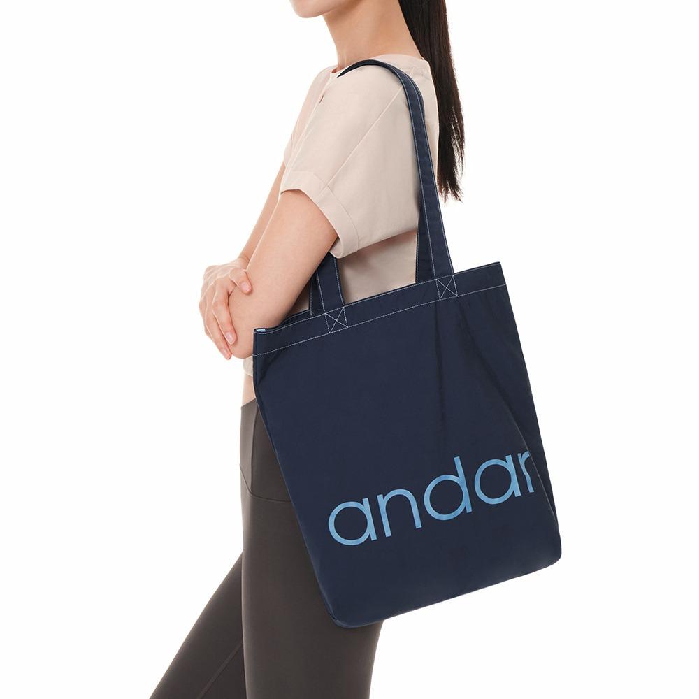 안다르 시그니처 로고 에코백