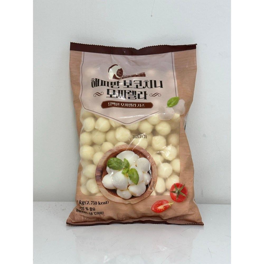 델리치 해피반 보코치니 모짜렐라치즈 1kg, 1kg, 1개 - 피자치즈 | 쿠팡