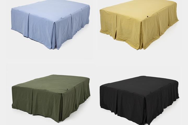 바스락 호텔 침대 고밀도 60수 바이오워싱 맞주름 베드스커트 10colors