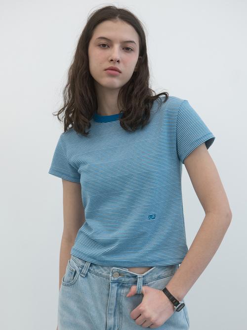 레귤러 스트라이프 티셔츠 (Blue Stripe)