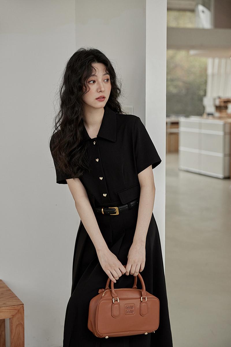 다나 블랙 드레스