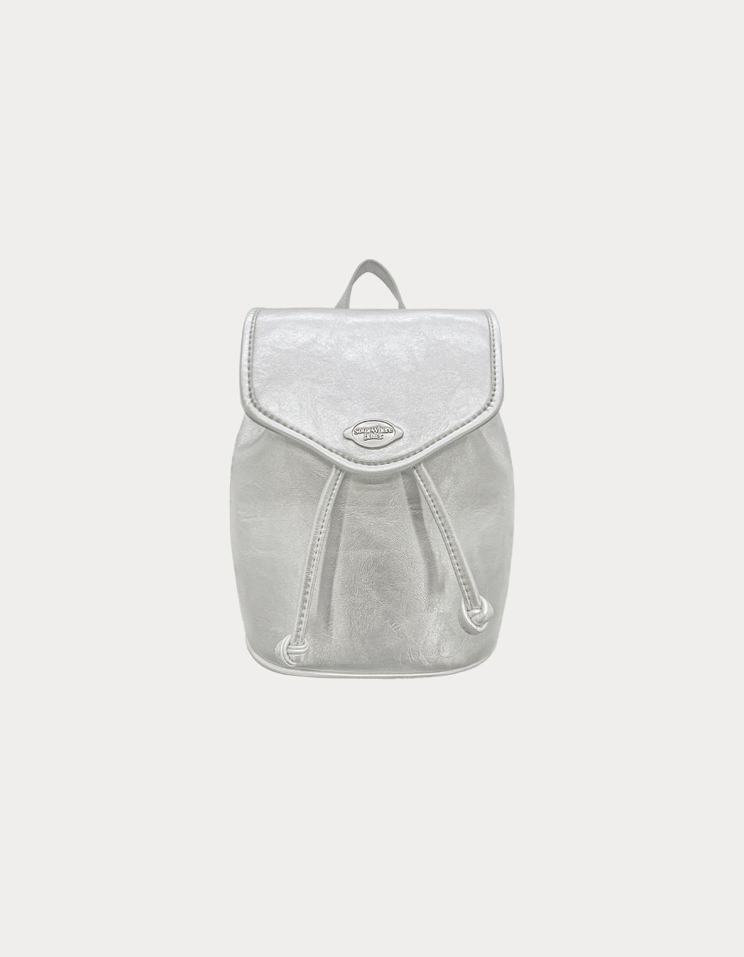 Mini Fle Backpack - Silver