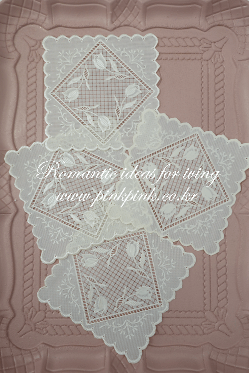 방수 튤립레이스 코스터