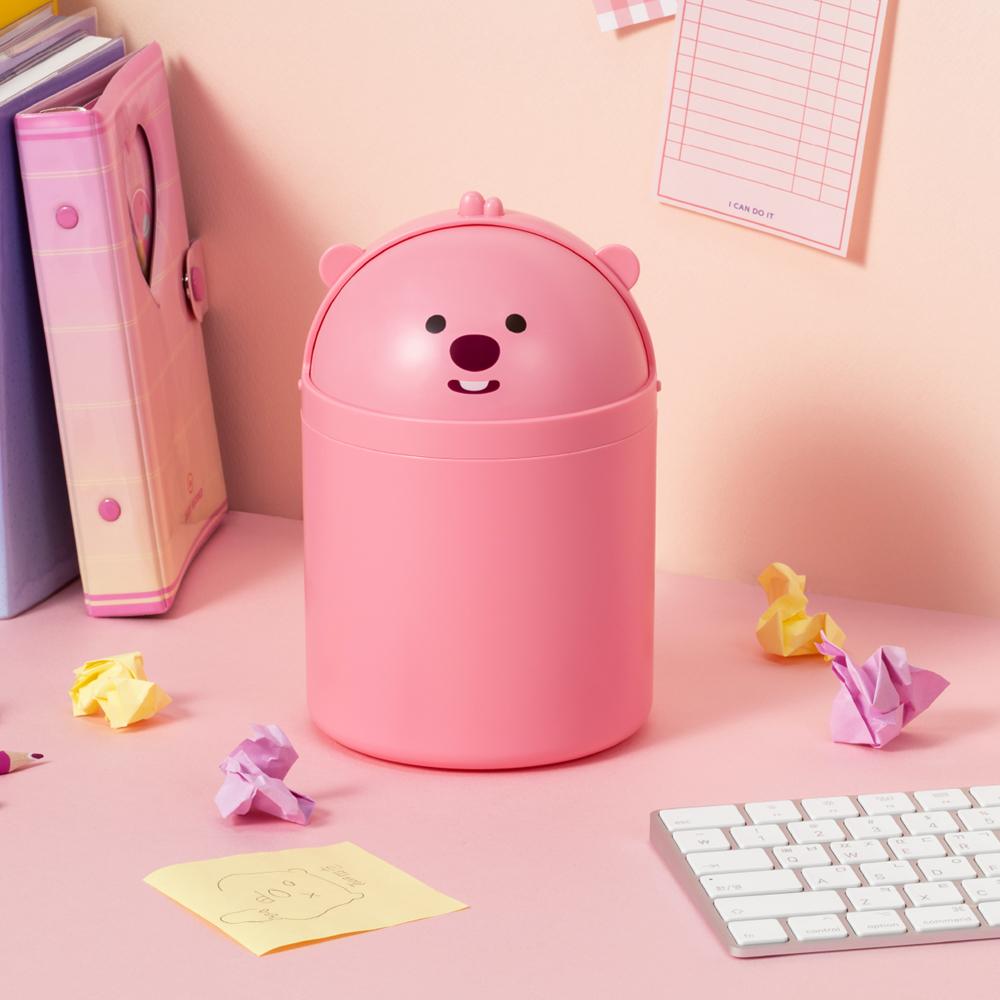 잔망루피 데스크 미니 휴지통