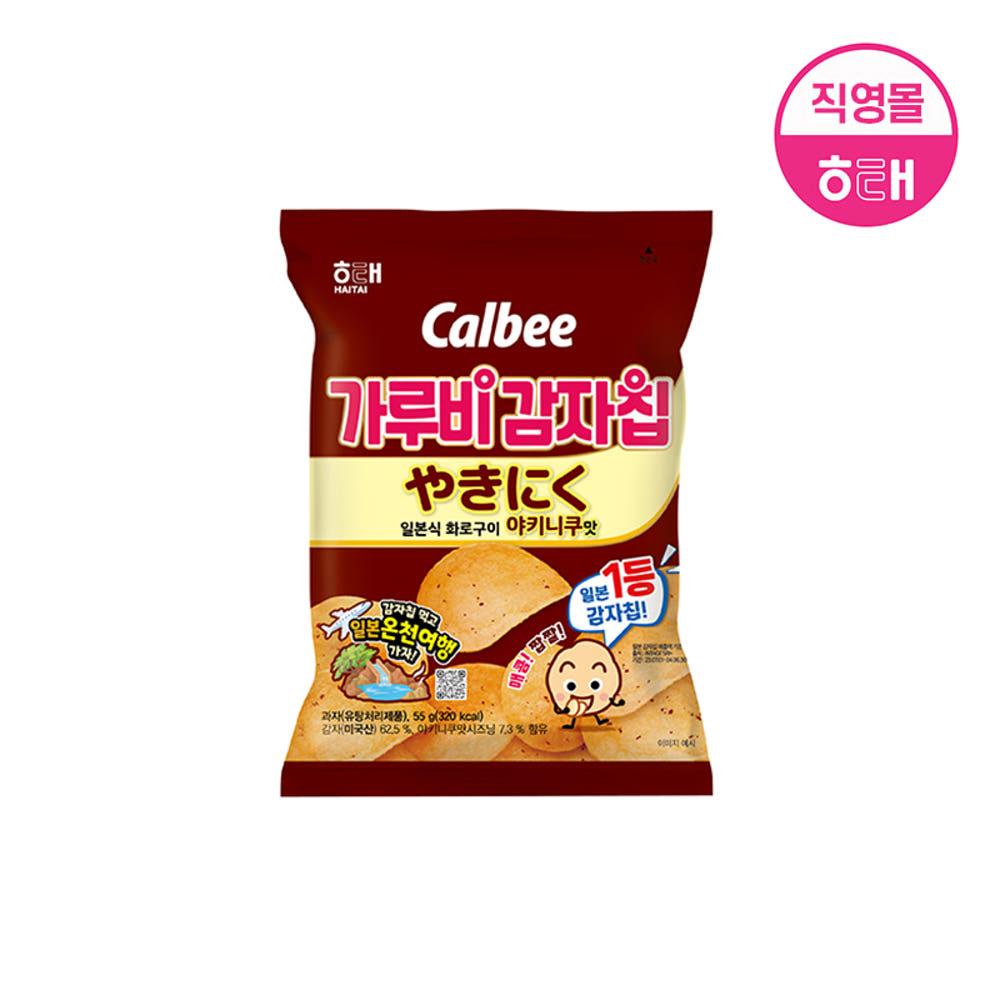 해태 가루비감자칩 야키니쿠맛 (55g X 1개)