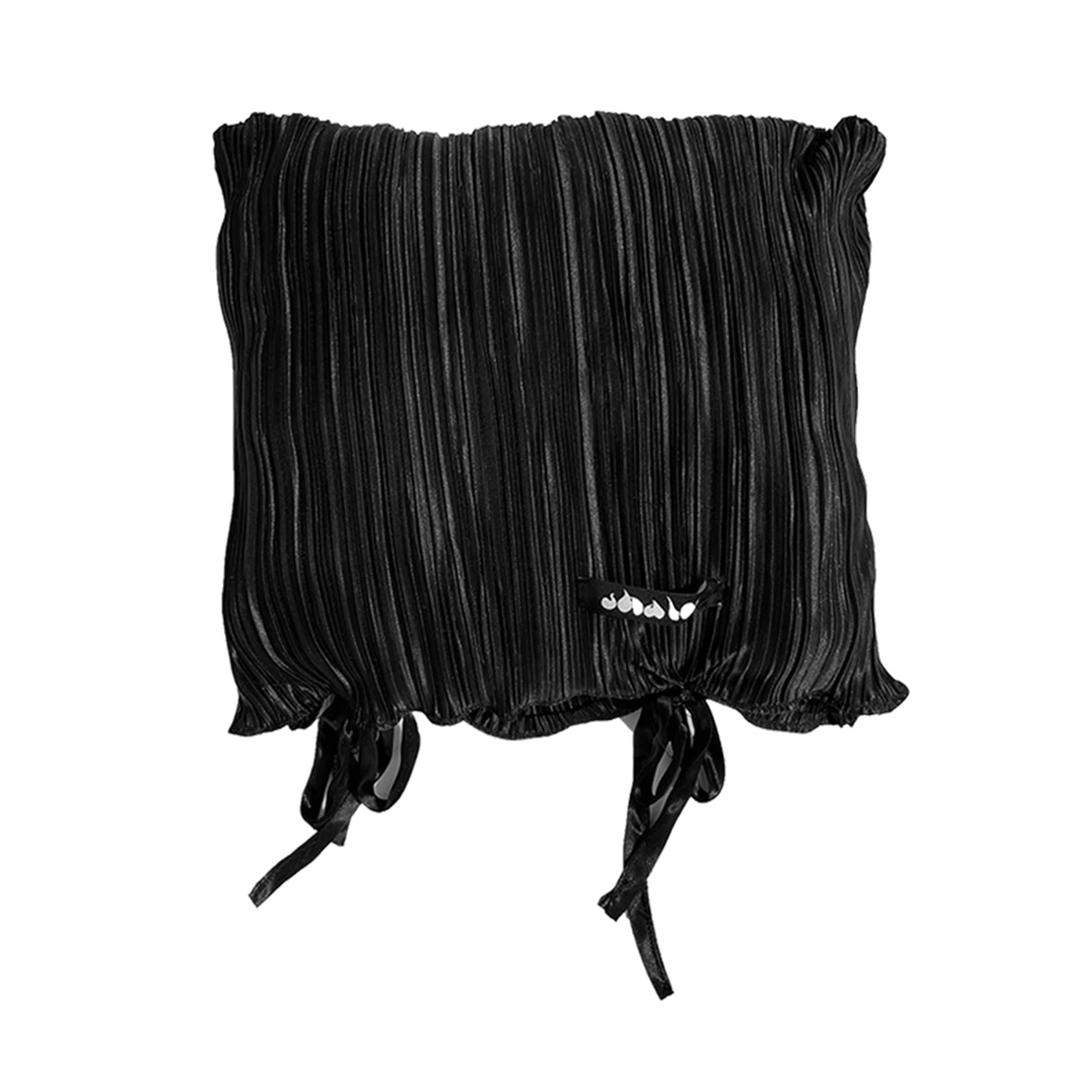 샬롬 | 플리츠 리본 쿠션 커버