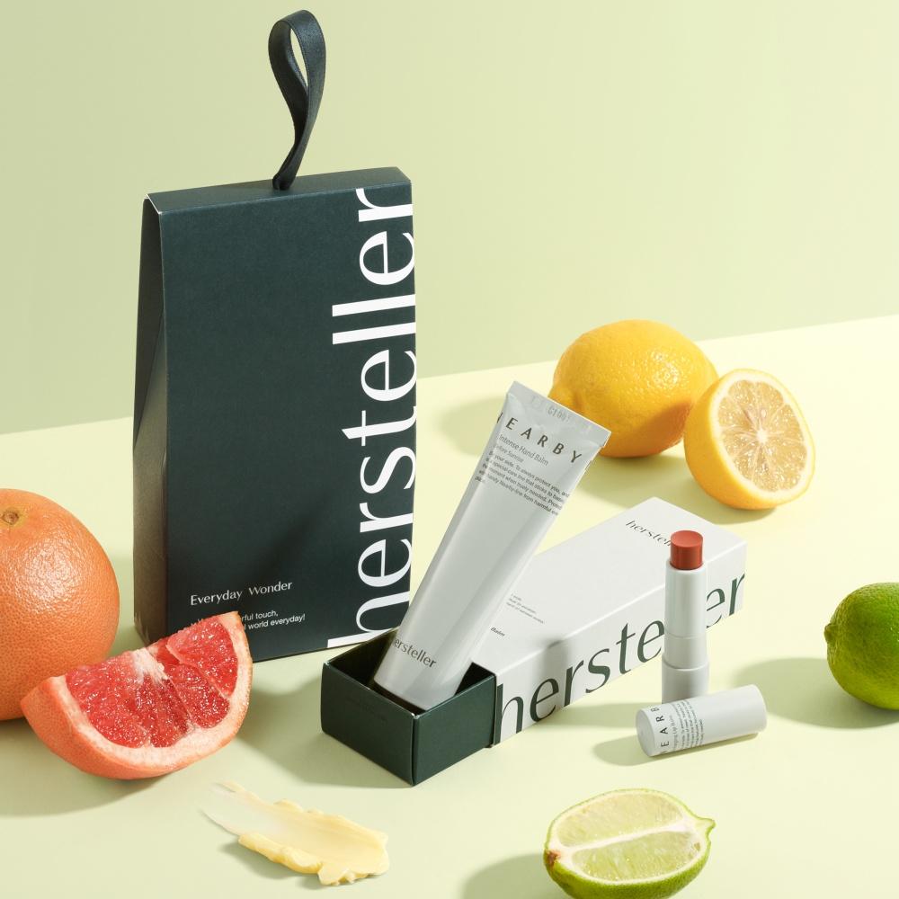 [단독/선물포장] 니어바이 핸드밤 + 립밤 GIFT SET (선물포장+메시지카드)