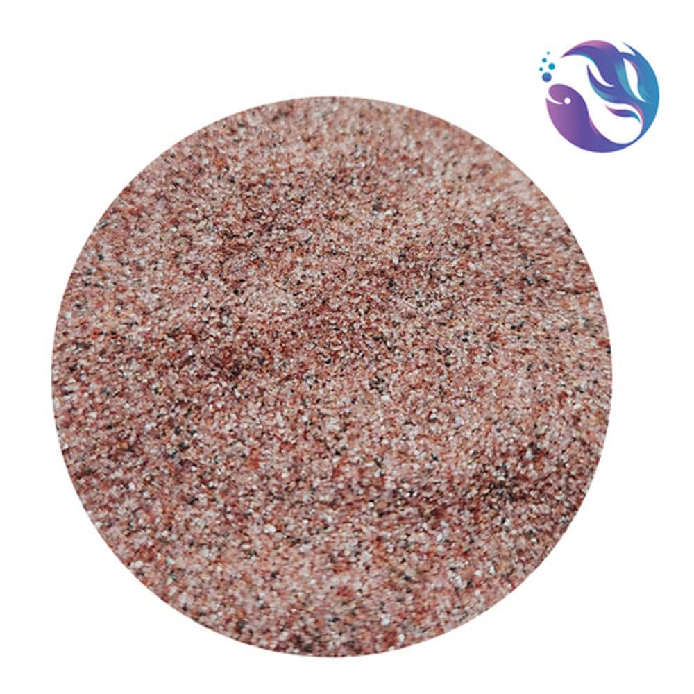[0.2mm 슈가사이즈] L.P.A 샌드 슈프림 레드 가넷 1KG / 적사 바닥재 열대어 구피 코리