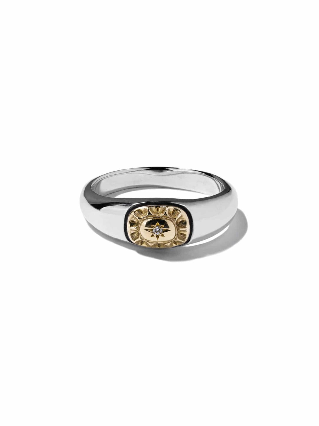 SUN STAR RING GOLD