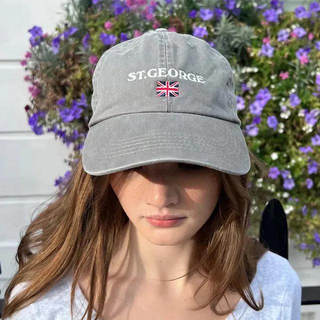 브랜디멜빌 St. George 캐서린 세인트 조지 로제 볼캡 그레이 모자 Brandy Melville