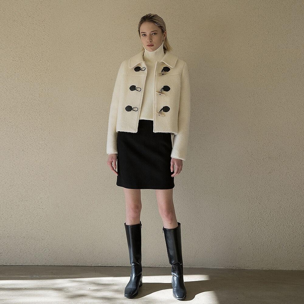 [클렛] ALPACA WOOL JACKET IVORY