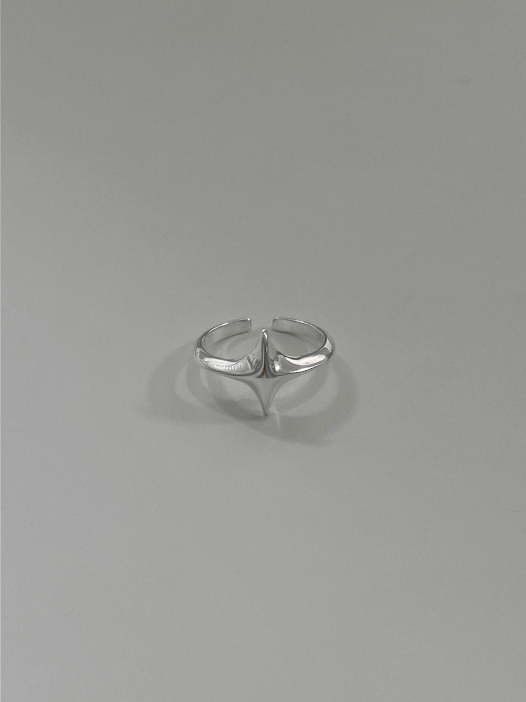 아웃스퀘어 *인기*(925silver) Flash cross ring