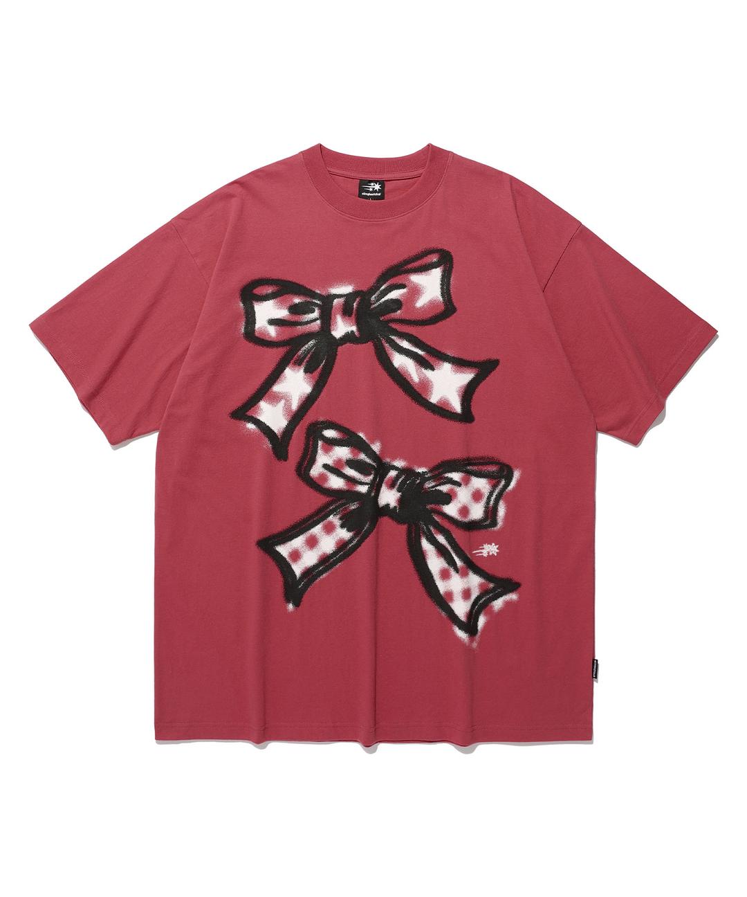 big ribbon big big tee[pink]