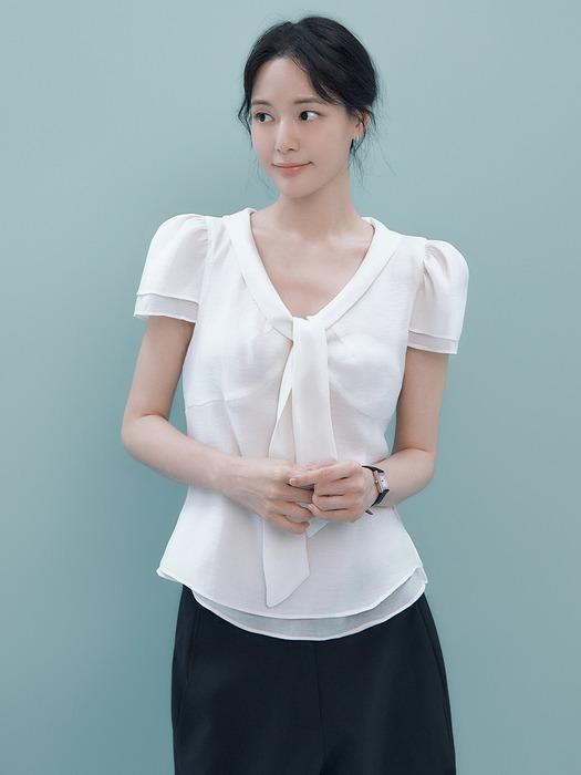 Virta Tie Blouse (2colors)