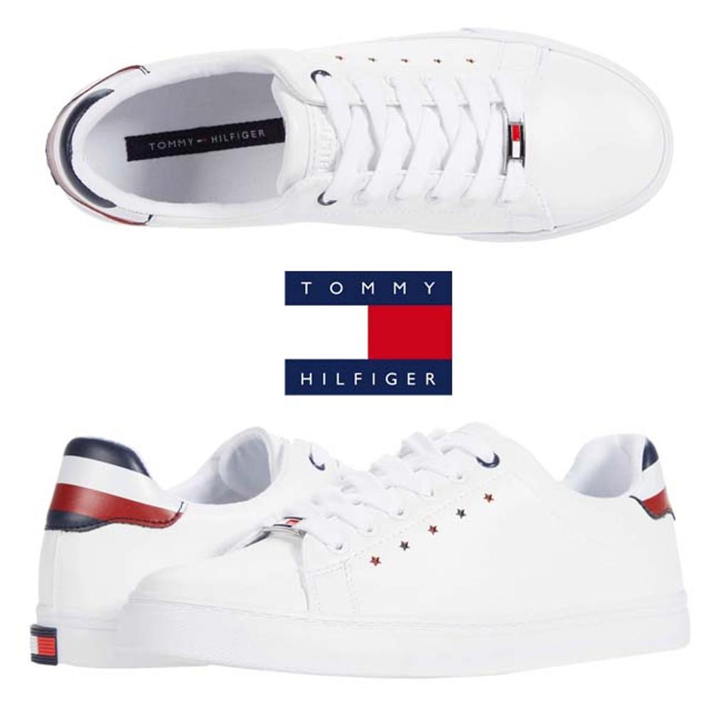 타미힐피거 화이트 스니커즈 로토