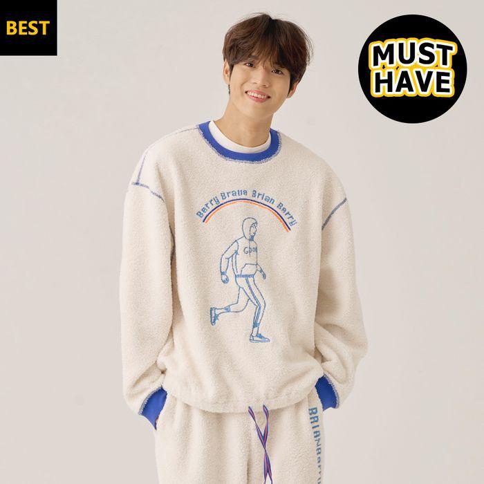 BERRYMAN SIGNATURE SET-UP TEE_WHITE&BLUE