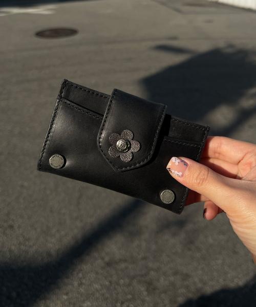 Fleur Card Wallet (Matte Black)