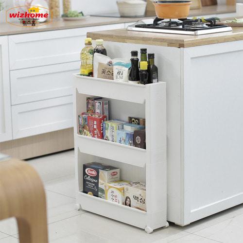 [위즈홈] 틈새선반 3단 / 4단