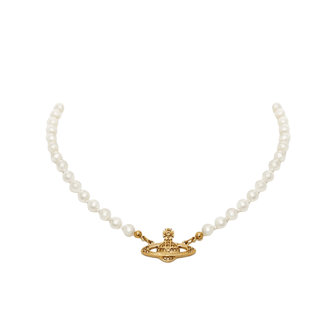Vivienne Westwood Mini Bas Relief Choker Gold